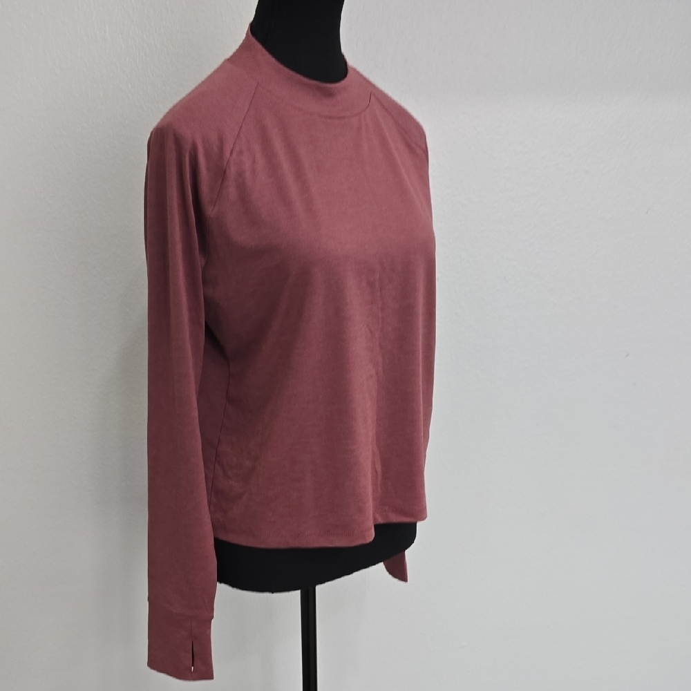 REI Co-Op Long-Sleeve Crewneck Top in Mauve - Picture 6 of 9